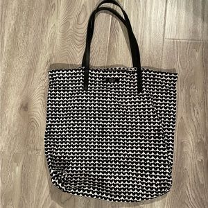 Kate Spade heart black & white bag